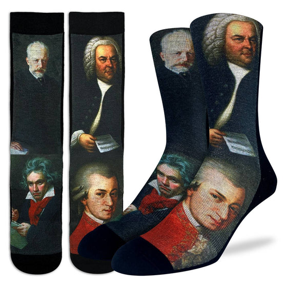 Men's Classical Music Composers Active Fit Socks