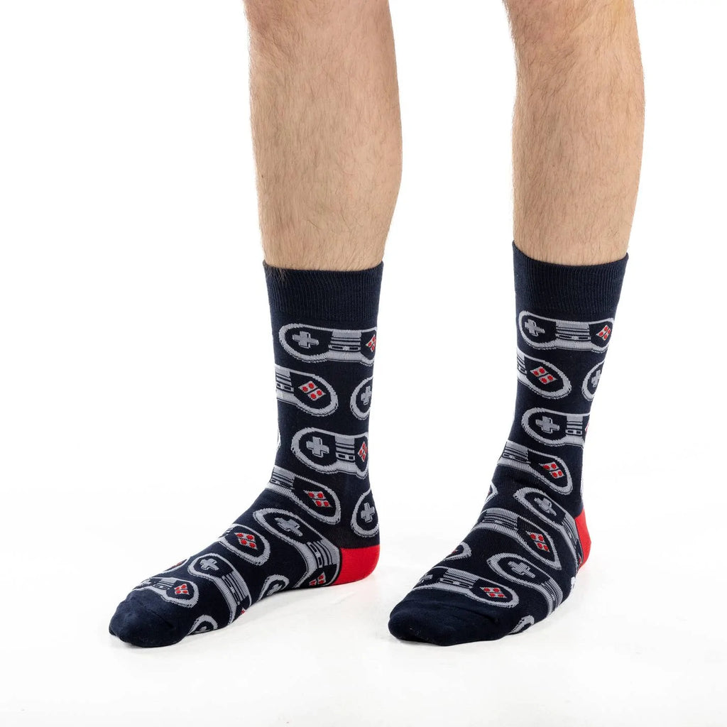 Men's Video Game Controller Crew Socks