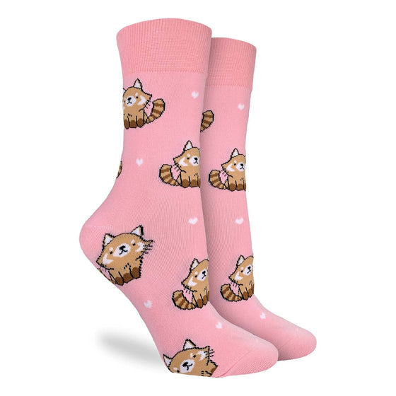 Women's Cute Red Panda Crew Socks