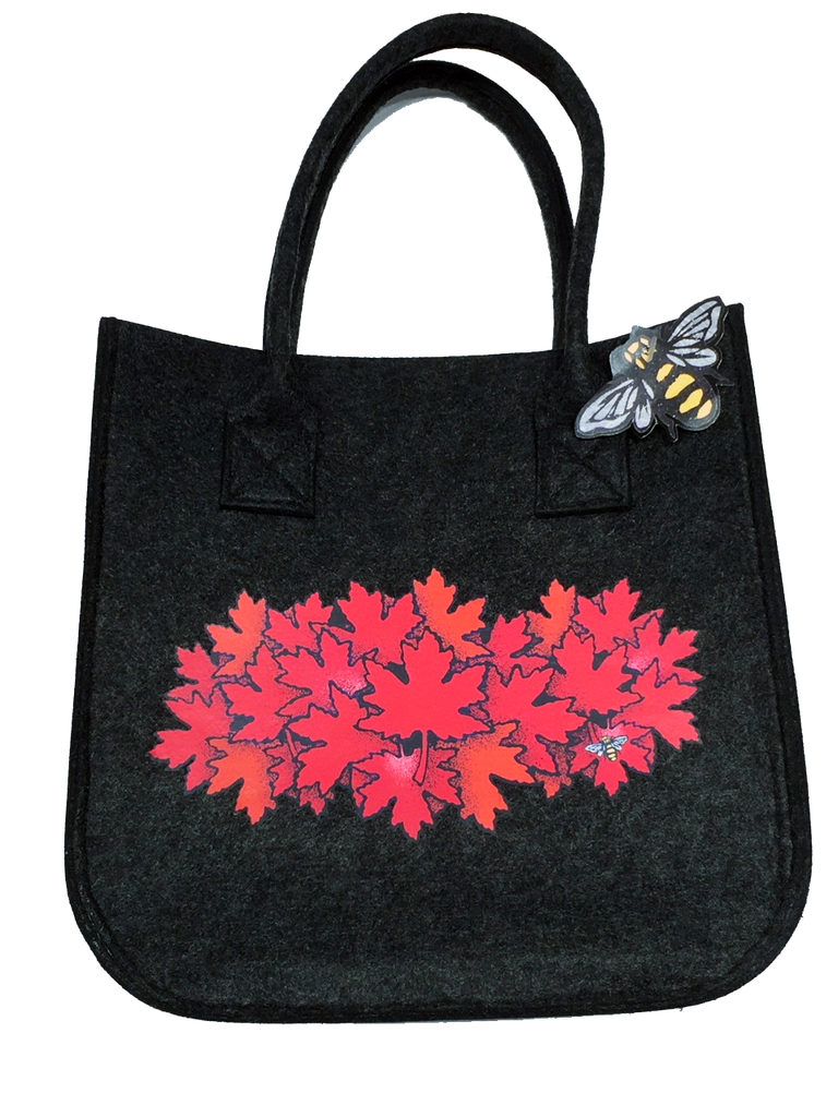 Small Maple Leaves Tote Bag Made In Canada Gifts