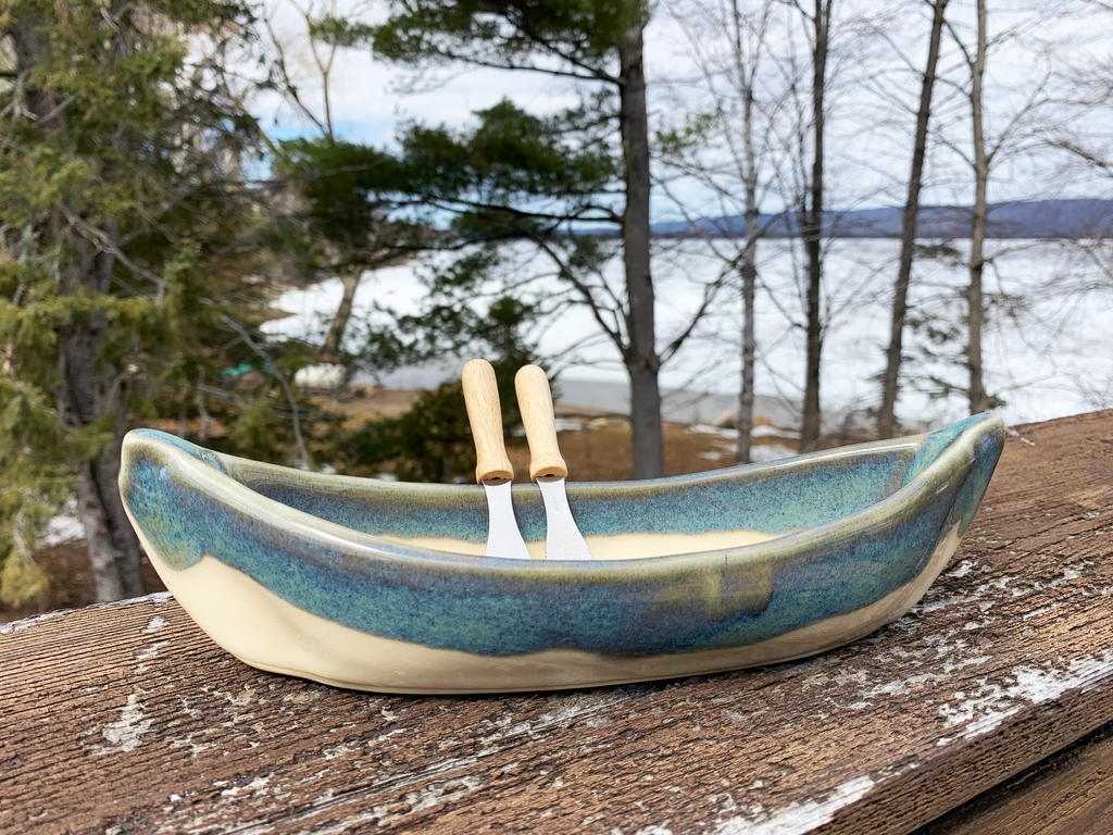 Canoe Dip Pot - Seaside