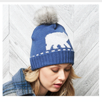 Bear Slouchy Hat
