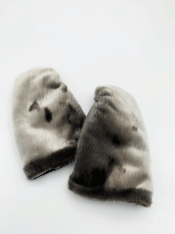 Men's Sealskin Mitts - Medium