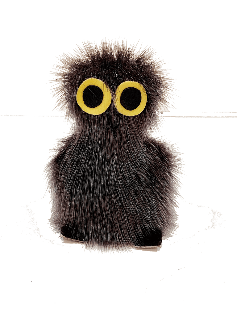 Black Sealskin Owl (Ookpik) - Eelata Michael