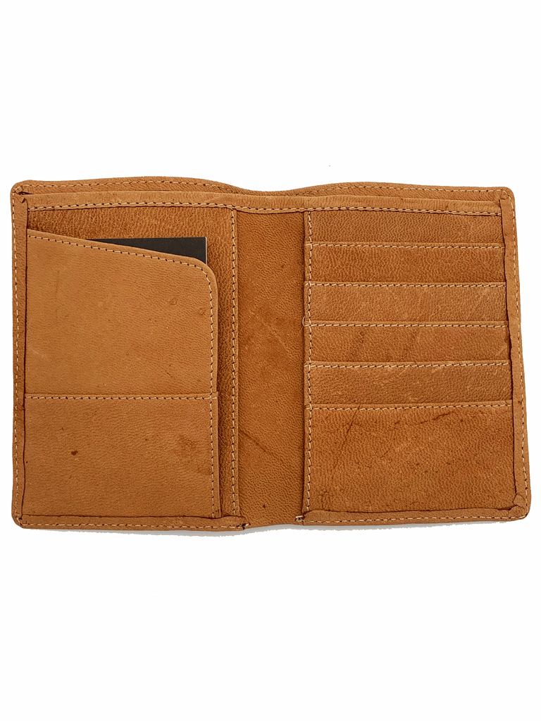 Sealskin Passport Wallet - Tan