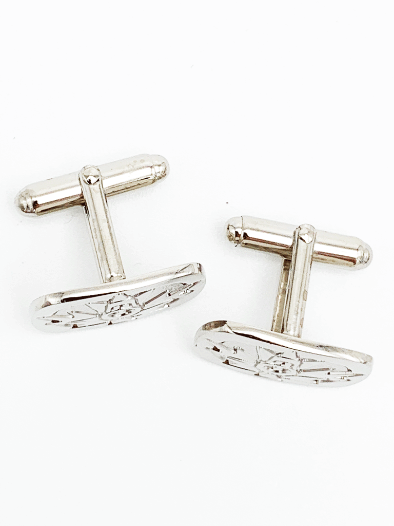 First Nations Silver Maple Leaf Cufflinks